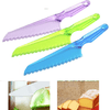 1pc Lettuce Knife Plastic Serrated Cut Bread Salad Cake Blade Utensil Chopper 7"