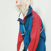 Color Block Casual Sports Loose Trench Coat