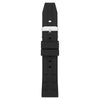 22mm Black Silicone Replacement Sport Watch Band (FMDBA015)