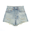 Distressed High Waist Shorts