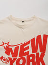New York Casual Printed Tee