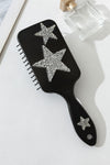 Black Rhinestone Star Air Cushion Comb