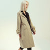 Retro Asymmetric Trench Coat Blazer