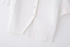 Women Solid Color Simple Knit Loose Casual Short Top