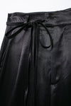 Double Breasted Drape Blazer Straight Leg Pants Suit