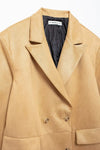 Graceful Long Suede Trench Coat