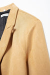 Graceful Long Suede Trench Coat