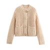 Knitted Cardigan Sweater