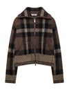 Plaid Casual Jacket Coat