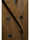 Suede Textured Leather Coat