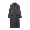 Loose Casual Long Striped Knitted Trench Coat