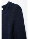 Contrast Color Trim Sweater