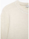 Contrast Color Trim Sweater