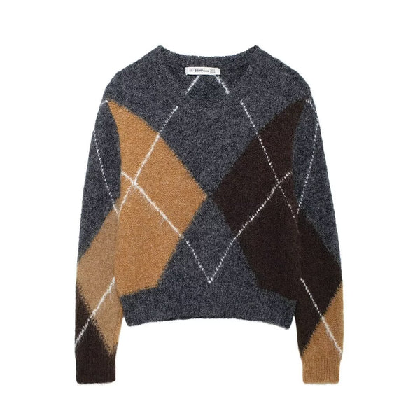 Diamond Pattern Sweater