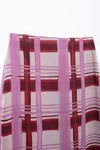 Window Pane Plaid Skirt