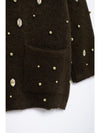 Beaded Knitted Cardigan Coat