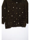 Beaded Knitted Cardigan Coat