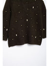 Beaded Knitted Cardigan Coat