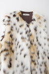 Fur Effect Loose Casual Vest