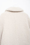 Casual Polo Collar Faux Sheepskin Short Coat