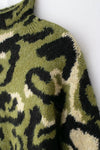 Animal Pattern Jacquard Sweater