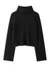 Long Sleeve Stand Collar Soft Basic All Matching Knitwear