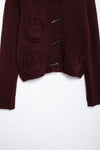 Casual Long Sleeve Thick Needle Coat