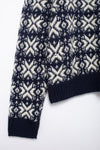 Jacquard Long Sleeved Sweater