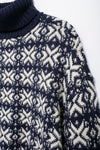 Jacquard Long Sleeved Sweater