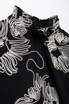 Contrast Embroidered Shirt