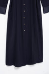 Navy & Satin Shirt Dress