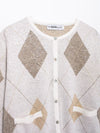 Beaded Sequin Pattern Knitted Short Coat