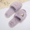 Fluffy Heart-Shaped Slippers