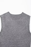 Classic Beads Metallic Thread Knitted Top