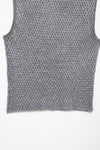 Classic Beads Metallic Thread Knitted Top