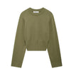 Elegant Casual Wide Sleeve Plain Stitch Knitwear