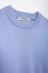 Elegant Casual Wide Sleeve Plain Stitch Knitwear