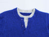 Contrast Color Round Neck Two Piece Pullover Knitting Sweater