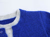 Contrast Color Round Neck Two Piece Pullover Knitting Sweater