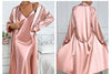 Cocoa Yacht Club Ice Silk Robe & Nightgown