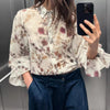 Metal Color Floral Shirt