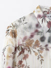 Metal Color Floral Shirt