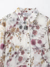 Metal Color Floral Shirt