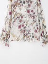 Metal Color Floral Shirt