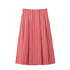 Striped Tiny Strap Short Top & High Waist Skirt