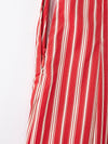 Striped Tiny Strap Short Top & High Waist Skirt