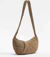 Crossbody Straw Dumpling Bag