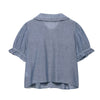 Denim Peter Pan Collar Shirt