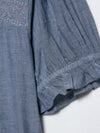 Denim Peter Pan Collar Shirt