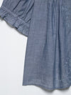 Denim Peter Pan Collar Shirt